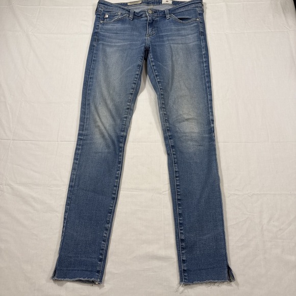 AG Adriano Goldschmied Women The Legging Ankle Super Skinny Ankle Blue Jeans 27R - Picture 1 of 11